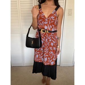 Amour Vert Printed Silk Dress